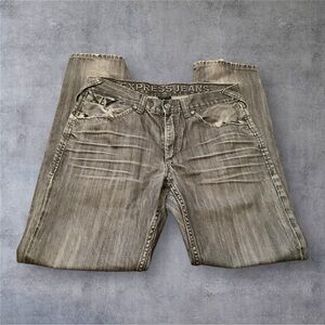 Express Men's Gray Relaxed Jeans 32x30